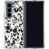 Disney Mickey Mouse Face Pattern Galaxy Z Fold5 5G Clear Case